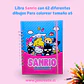 Sanrio Friends Libro para colorear de 62 hojas de dibujos tamaño a5 - Miniatura 1