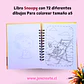 Libro para colorear de snoopy 62 hojas de dibujos tamaño a5 - Miniatura 2