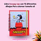  Snoopy rojo Libro para colorear de 72 hojas de dibujos tamaño a5 - Miniatura 1