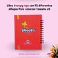  Snoopy rojo Libro para colorear de 72 hojas de dibujos tamaño a5 - Miniatura 4