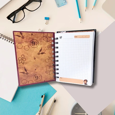 Mini Cuaderno Harry Potter  A6 100 hojas