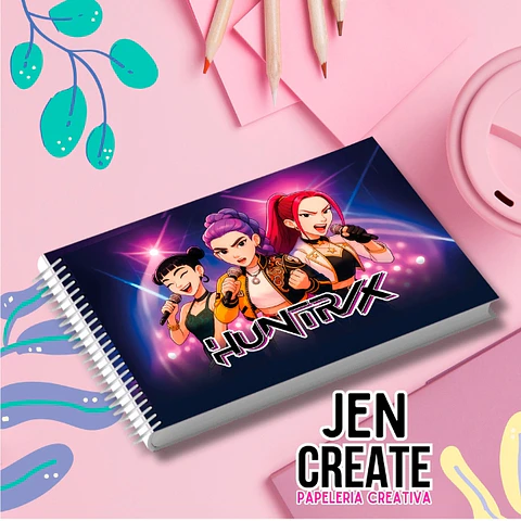 Libro para colorear Guerreras del Kpop 56 hojas