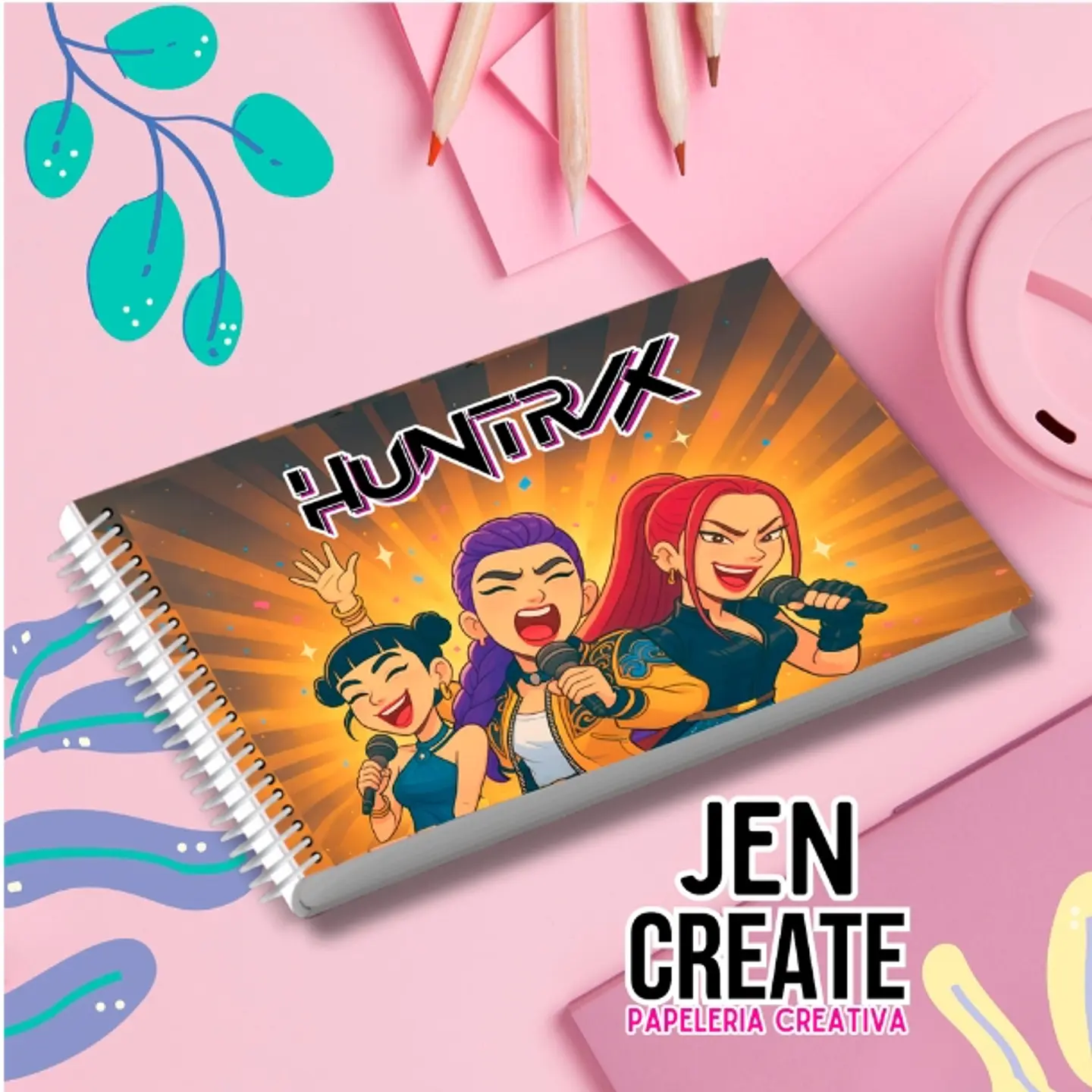Libro para colorear Guerreras del Kpop 56 hojas 6
