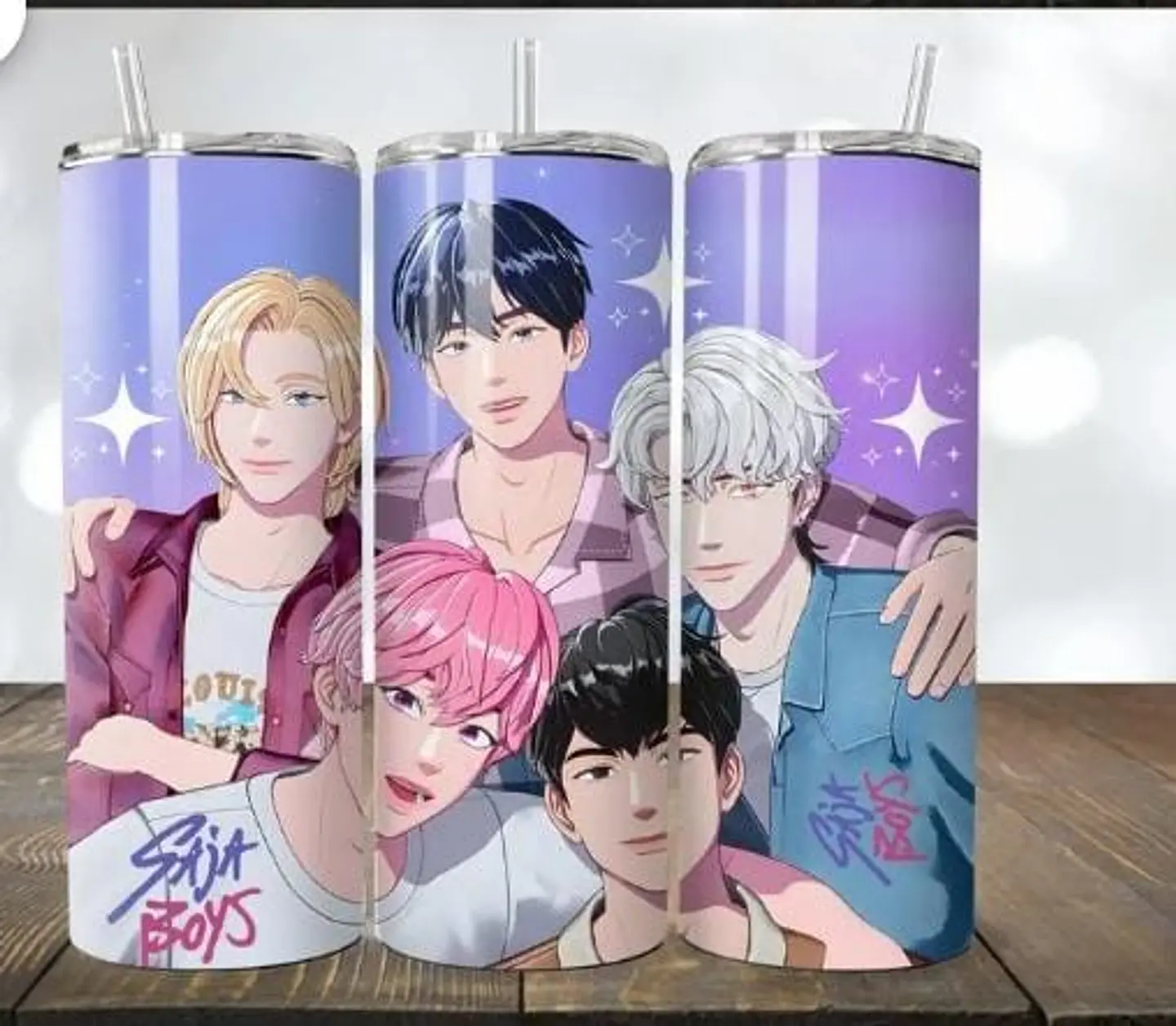 Saja Boys Vaso Tumbler térmico #3 Demon Huntrix 1