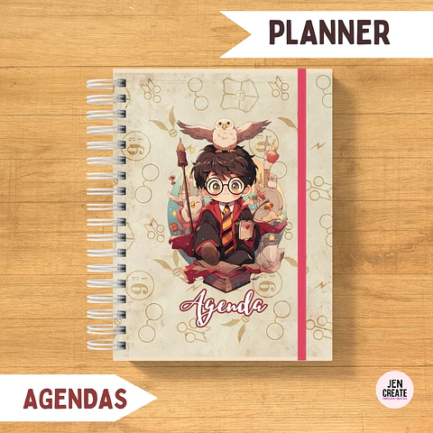 Agenda Planner Harry Potter 2025 100 hojas