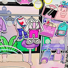 Huntrix Guerrreras K-Pop y Saja Boys Libro Interactivo de 10 paginas piezas con velcro 3