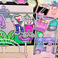 Huntrix Guerrreras K-Pop y Saja Boys Libro Interactivo de 10 paginas piezas con velcro - Miniatura 3