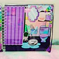Huntrix Guerrreras K-Pop y Saja Boys Libro Interactivo de 10 paginas piezas con velcro - Miniatura 6