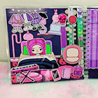 Huntrix Guerrreras K-Pop y Saja Boys Libro Interactivo de 10 paginas piezas con velcro 5