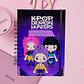 Huntrix Guerreras K-POP Libro para colorear y recortar 32 hojas Interactivo - Miniatura 1