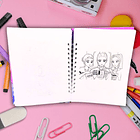 Huntrix Guerreras K-POP Libro para colorear 78 hojas 5