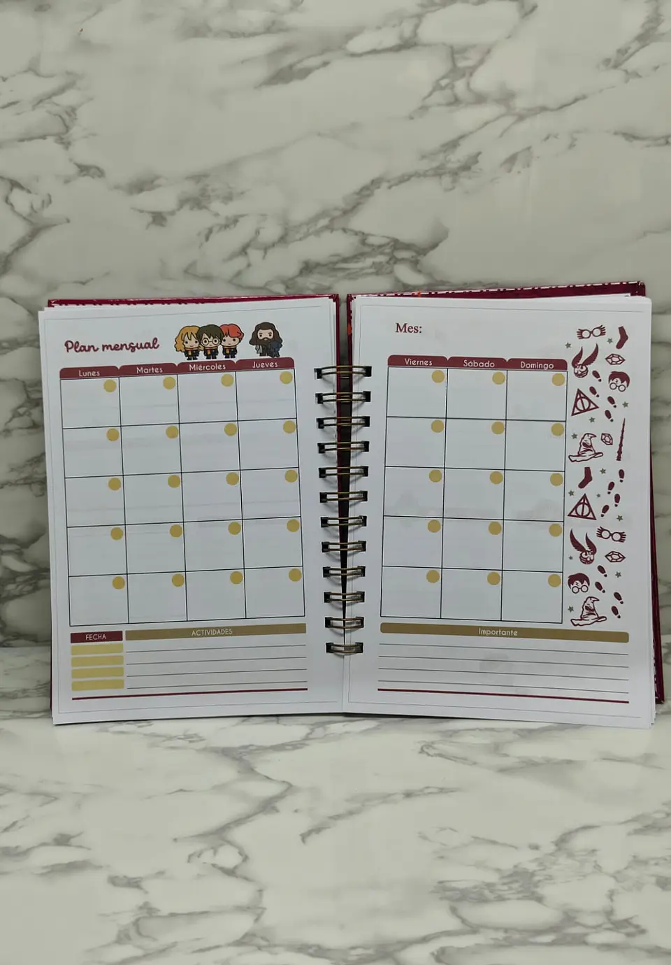 Harry Potter 2026 Planner kawai 100 hojas  3