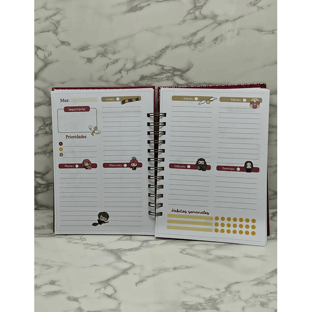 Harry Potter 2026 Planner kawai 100 hojas  4