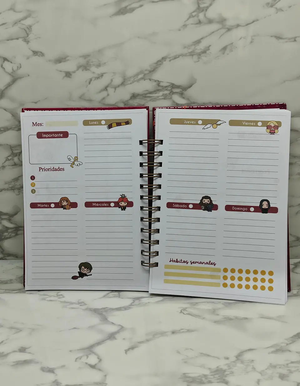 Harry Potter 2026 Planner kawai 100 hojas  4