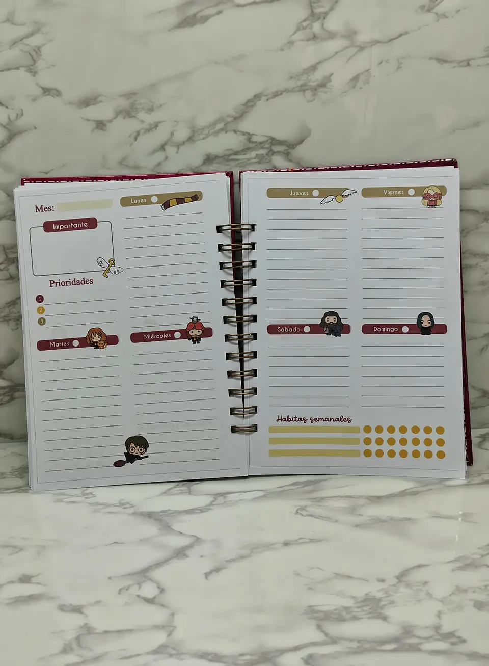 Harry Potter 2026 Planner kawai 100 hojas  9