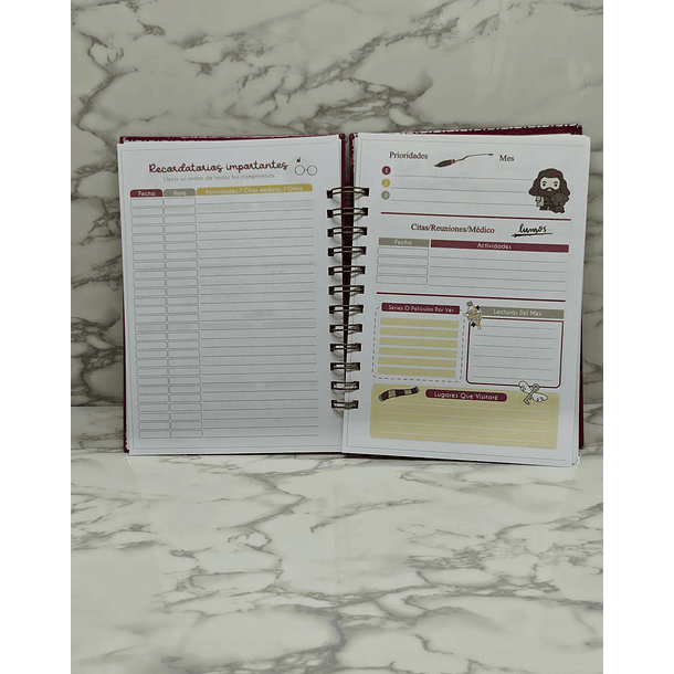 Harry Potter 2026 Planner kawai 100 hojas  10