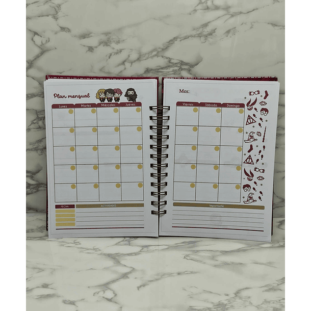 Harry Potter 2026 Planner kawai 100 hojas  12