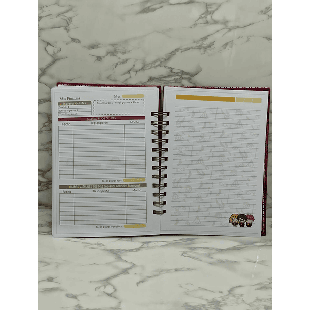 Harry Potter 2026 Planner kawai 100 hojas  13