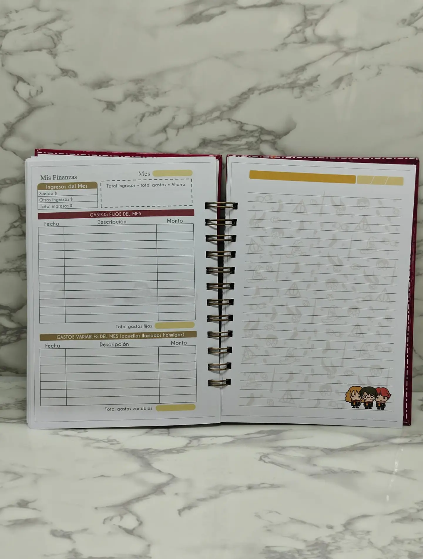 Harry Potter 2026 Planner kawai 100 hojas  13