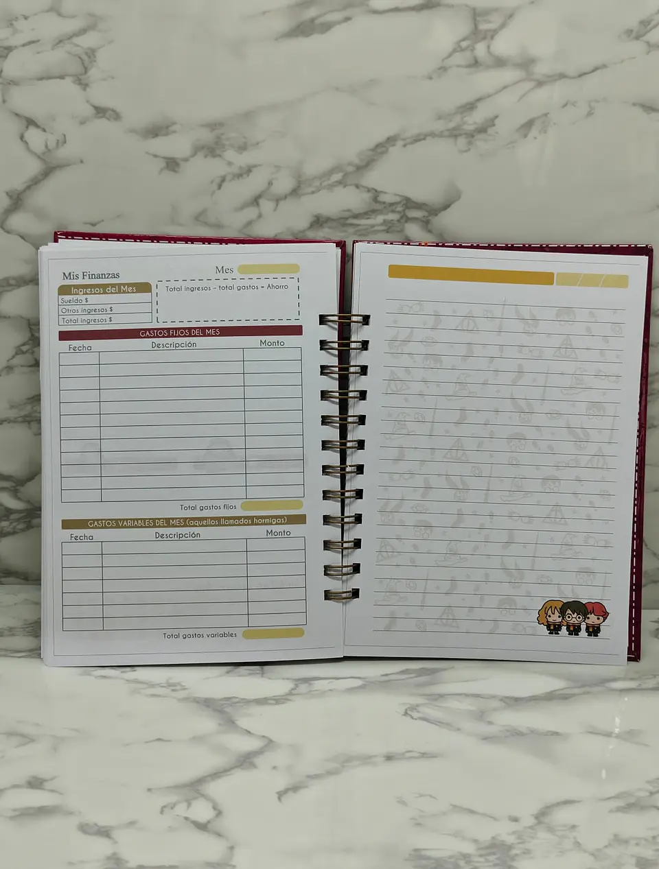 Harry Potter 2026 Planner kawai 100 hojas  13