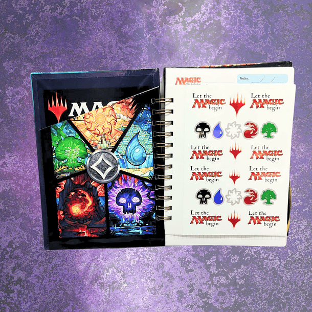 Magic the Gathering Cuaderno 100 hojas cuadros 2