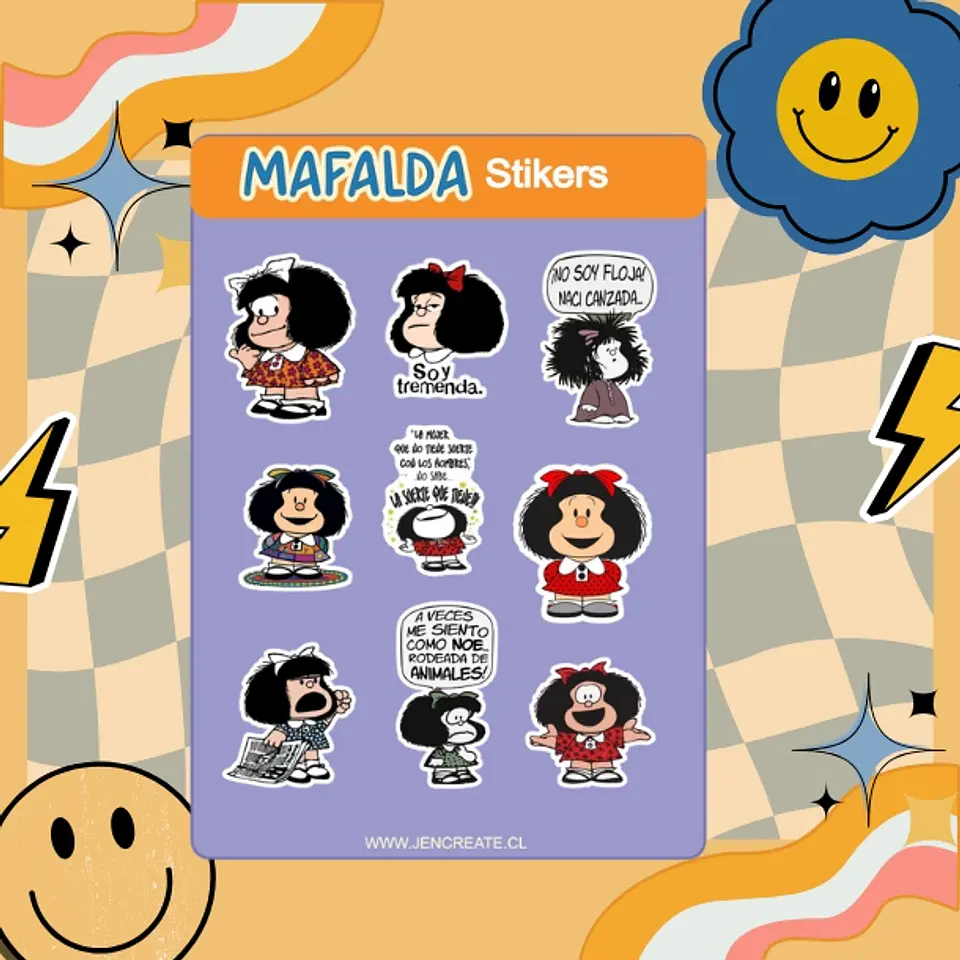 MAFALDA Planner sin fecha 2026 de 100 HOJAS Blu# 10