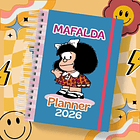 MAFALDA Planner sin fecha 2026 de 100 HOJAS Blu# 1