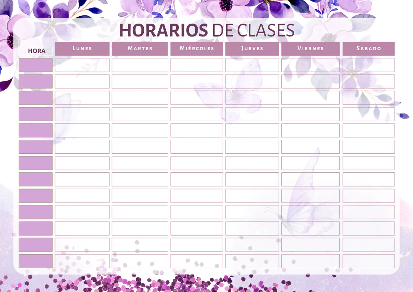 Horarios Escolares Imantados con diseños variados  4