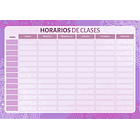 Horarios Escolares Imantados con diseños variados  14