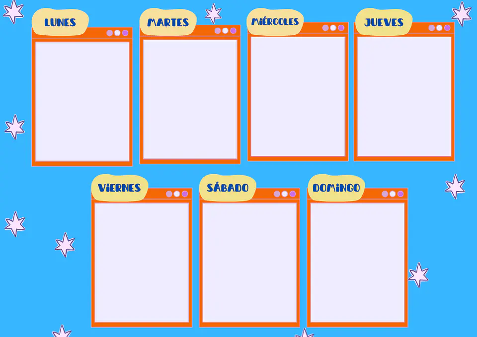 Planner Semanal Laminado imantado a4  3