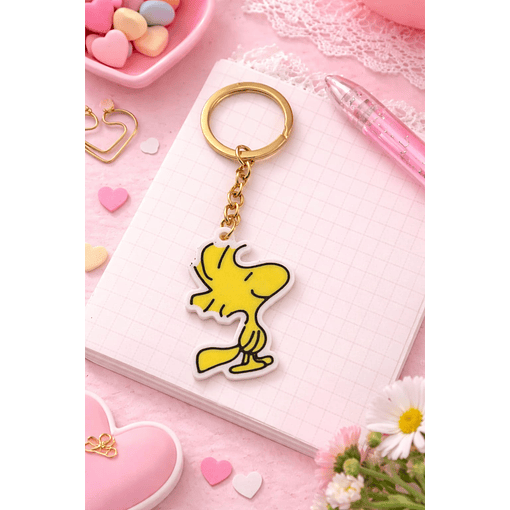 Llavero de Woodstock impresión 3d