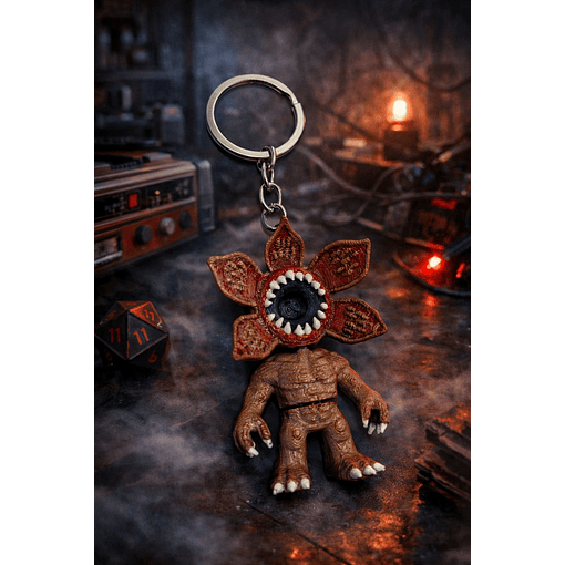 Llavero de Demogorgon impresión 3d