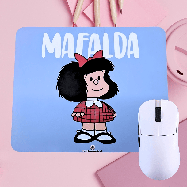 Mafalda blu Mouse Pad 20x24xcm