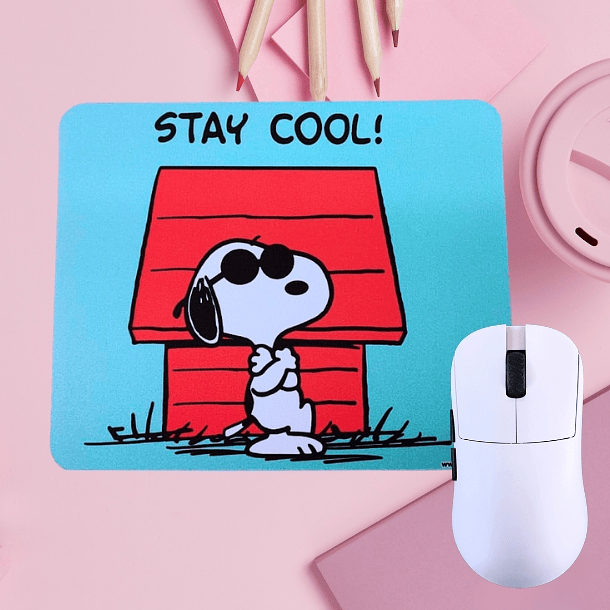 Snoopy Stay Cool Mouse Pad 20x24xcm