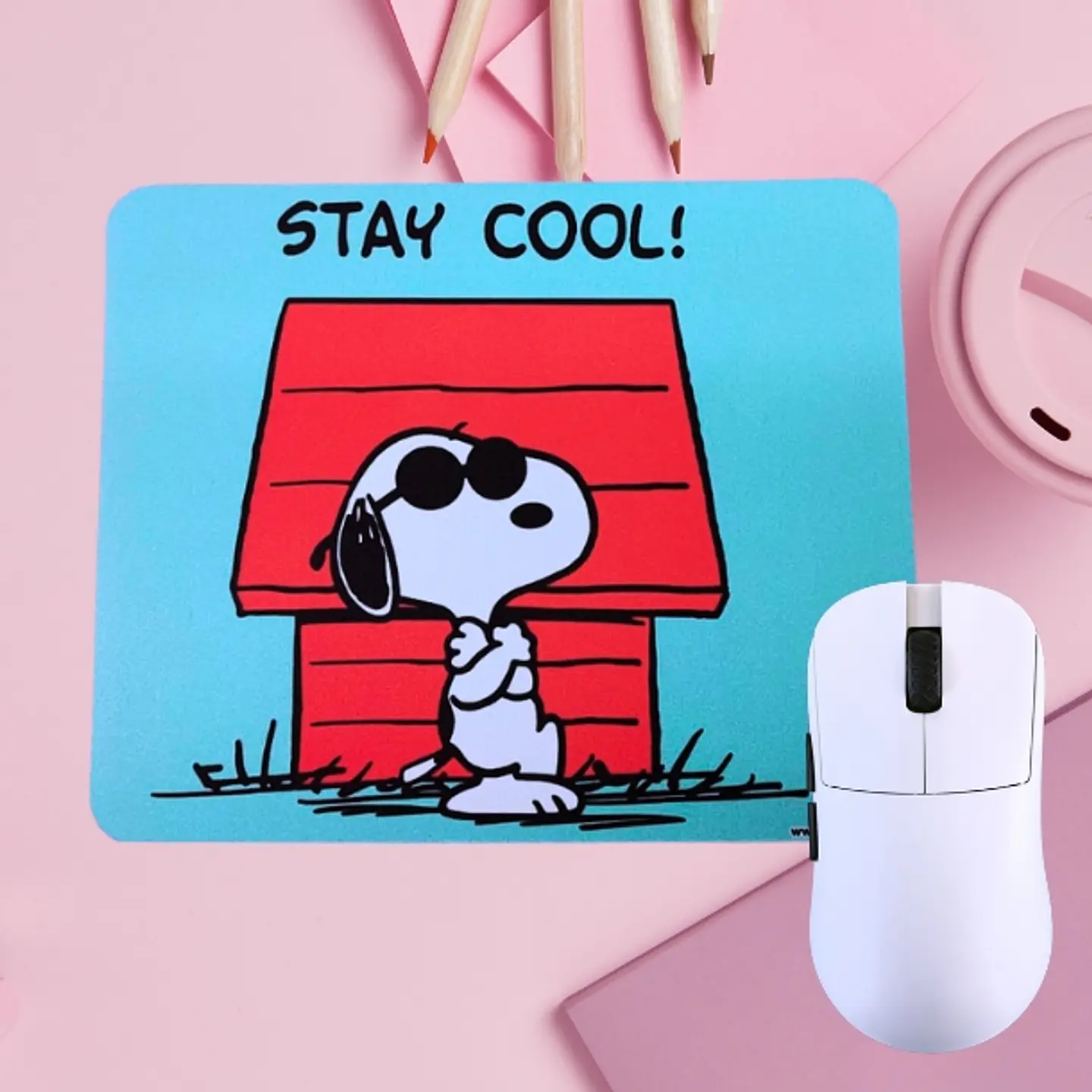 Snoopy Stay Cool Mouse Pad 20x24xcm 1