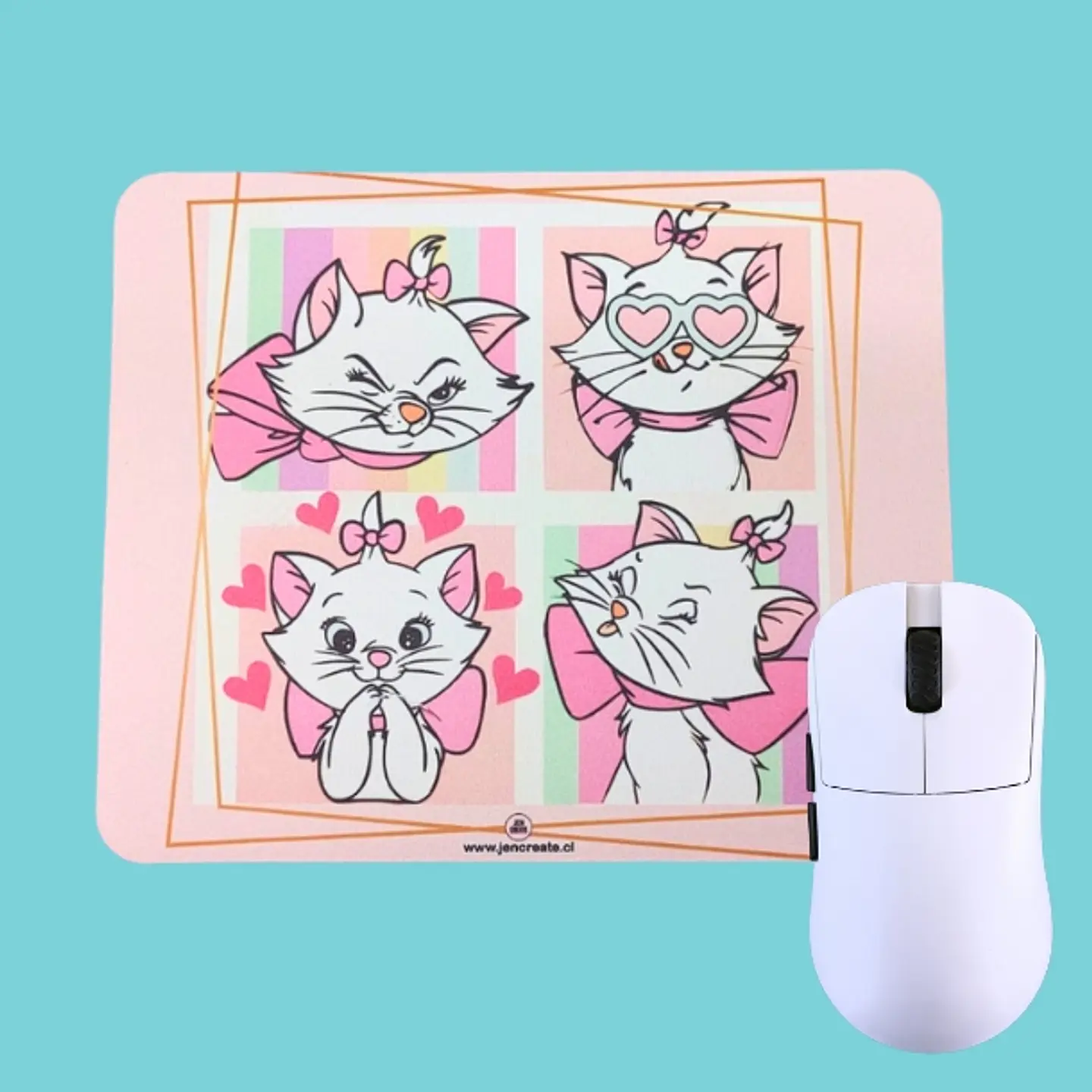 Cat Marie four Mouse Pad 20x24xcm 1