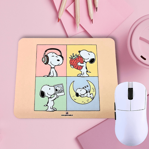 Snoopy four chick Mouse Pad 20x24xcm