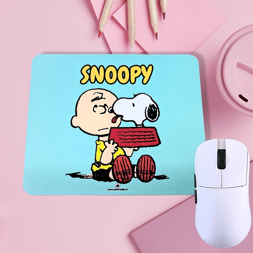 Snoopy y Charlie Mouse Pad 20x24xcm