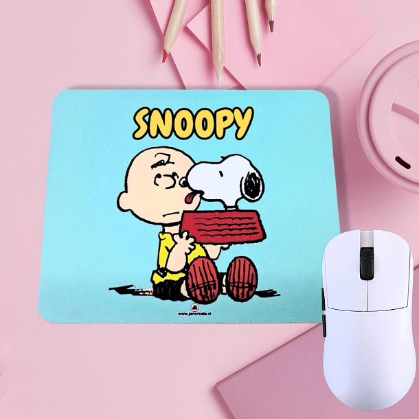 Snoopy y Charlie Mouse Pad 20x24xcm