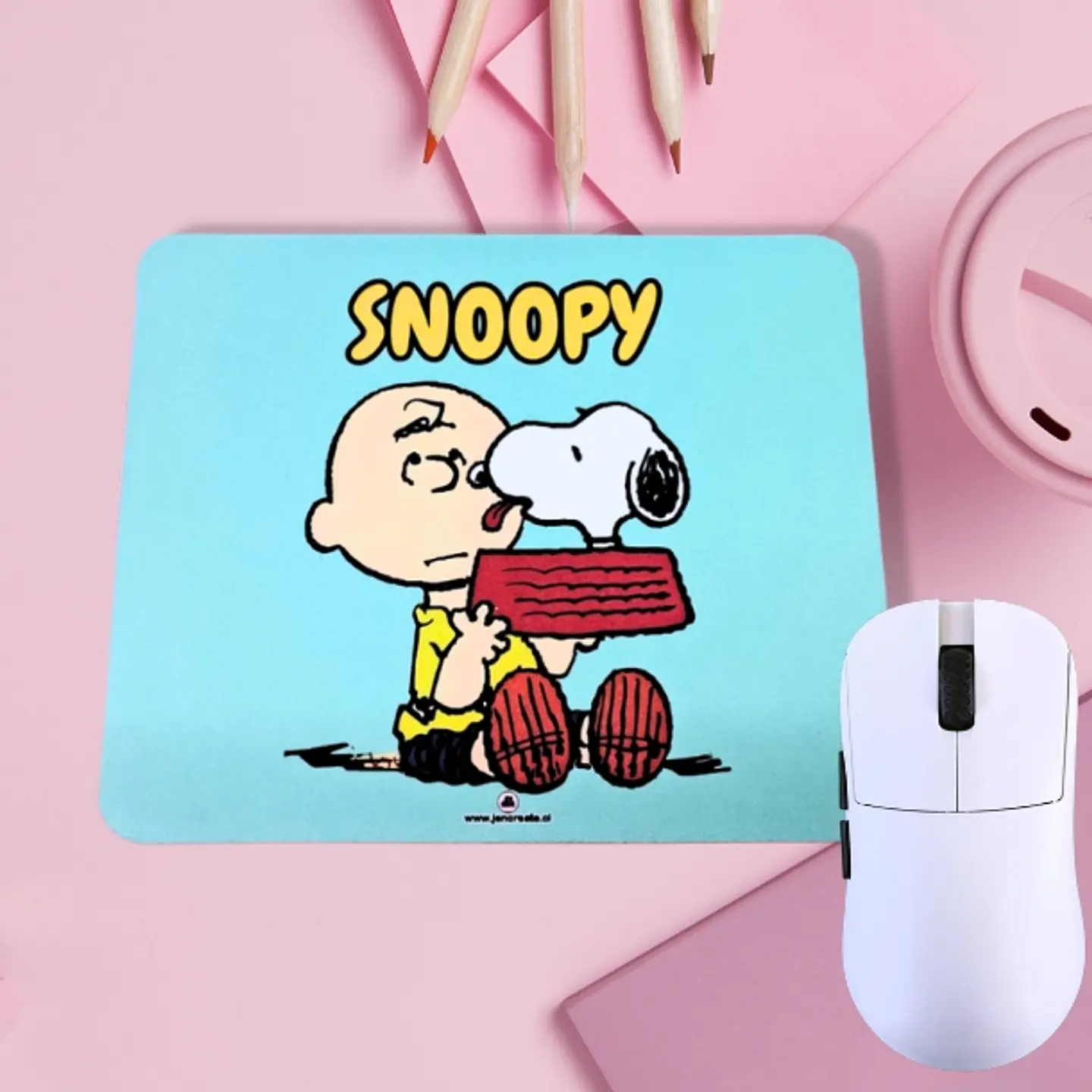 Snoopy y Charlie Mouse Pad 20x24xcm 1