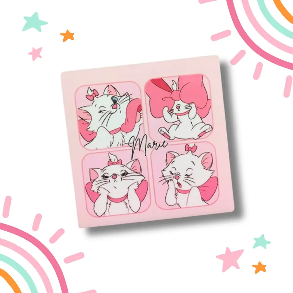 Cat Marie four chik portavasos 9,5x9,5xcm cuadrado 1