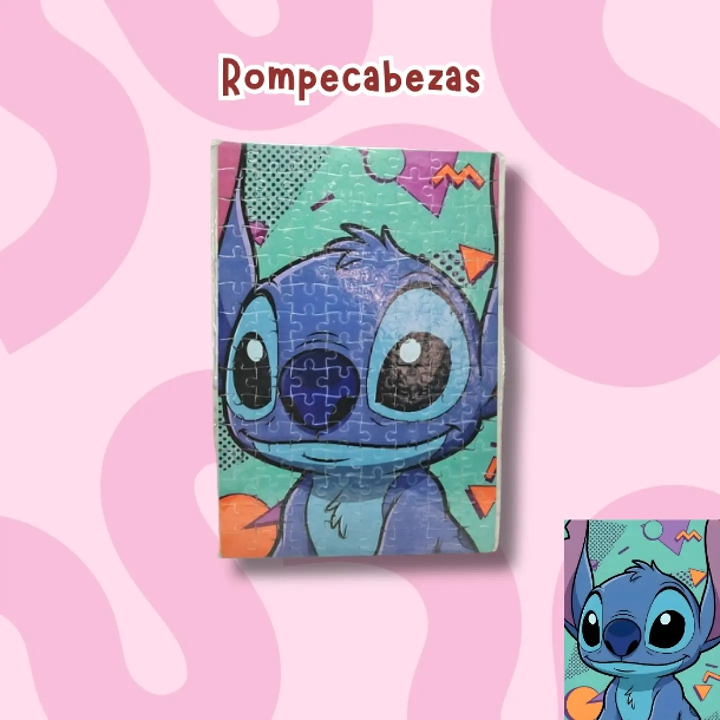 Stitch face Rompecabezas 120 piezas  1