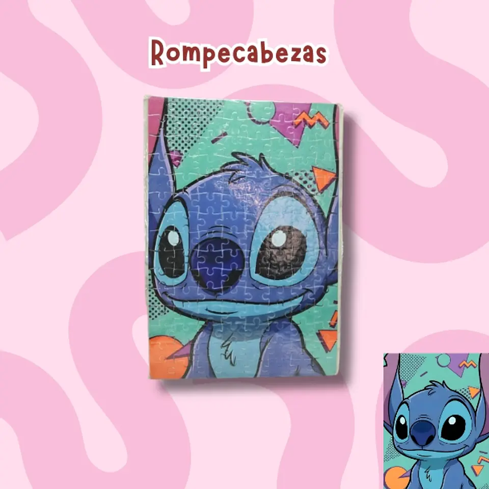 Stitch face Rompecabezas 120 piezas  1