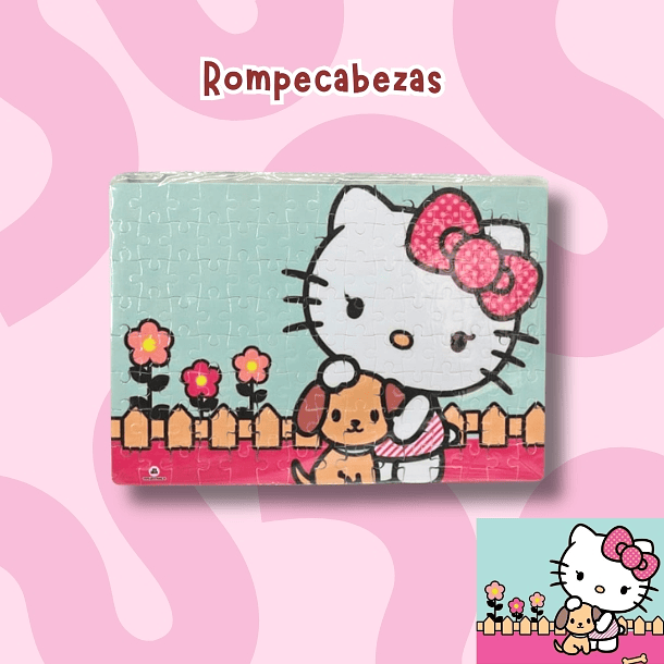 Hello Kitty jardin Rompecabezas 120 piezas