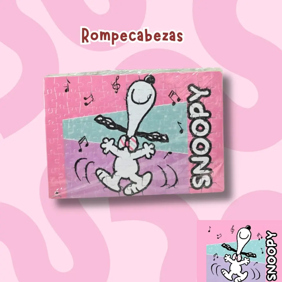 Snoopy Fiesta rompecabezas 120 piezas 1