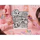 Huntrix Guerreras K-POP para colorear Interactivo base de plástico en impresión 3D lavable 2