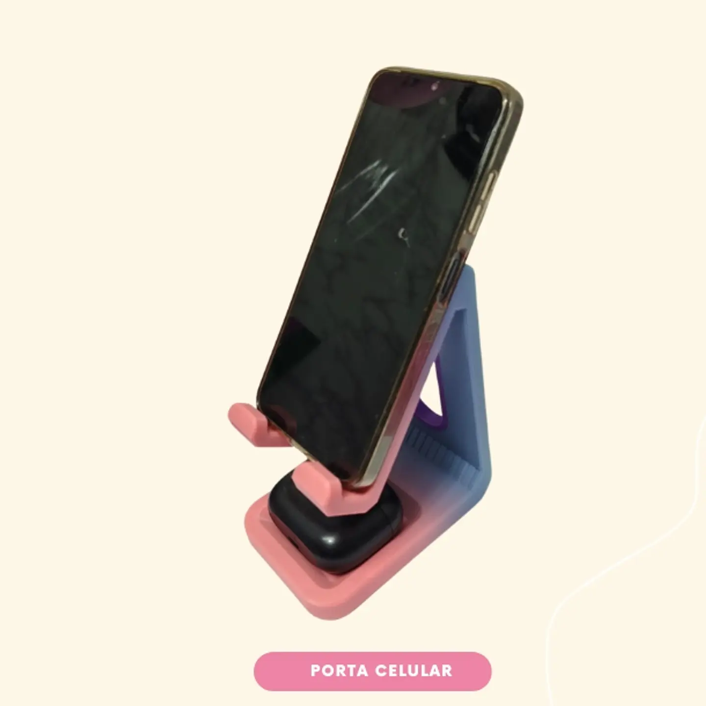 Soporte para celular y mas impreso en 3D 5