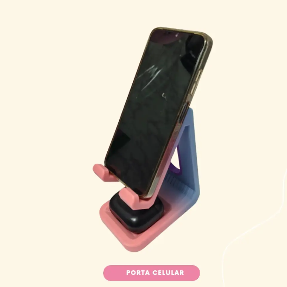 Soporte para celular y mas impreso en 3D 5