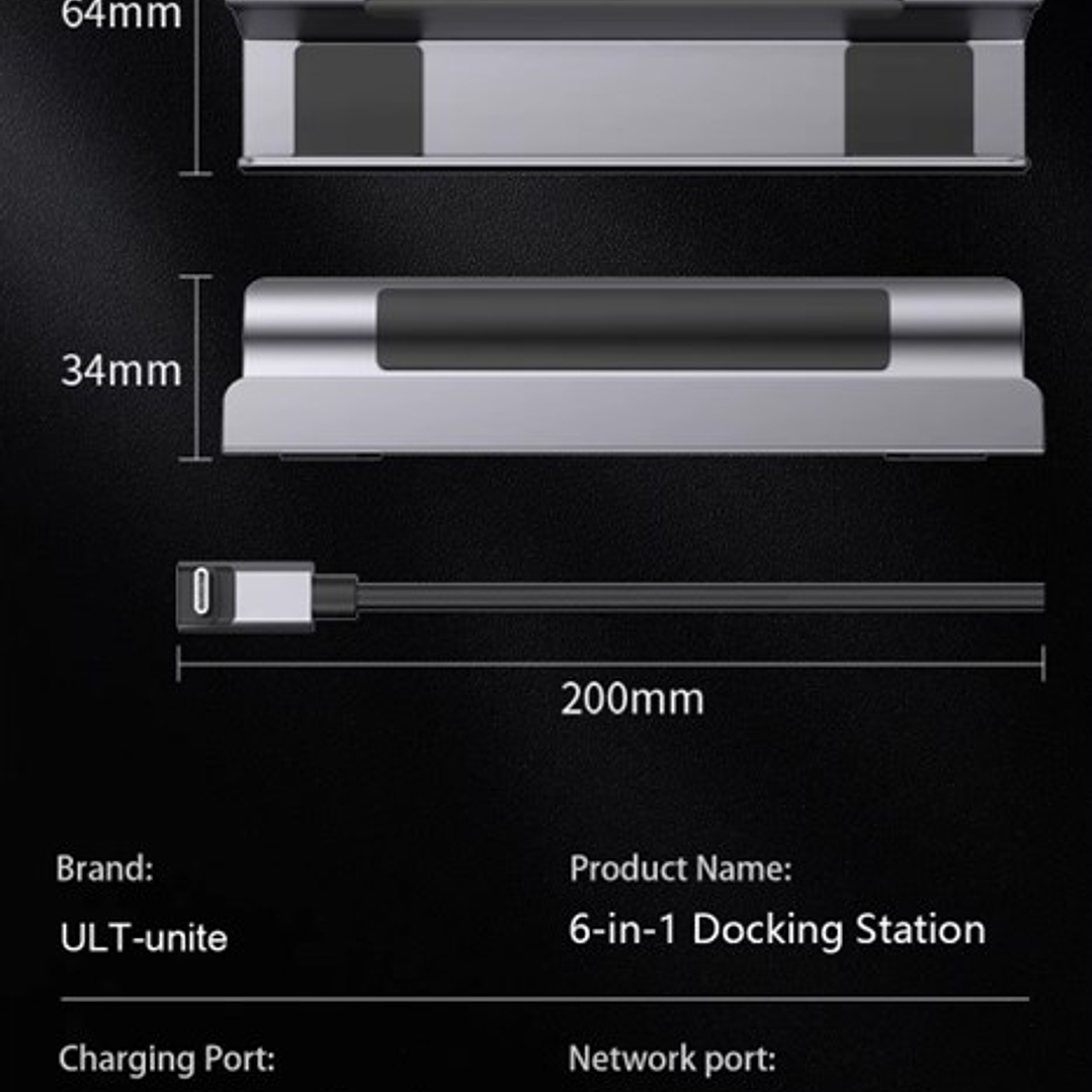 6-in 1 Steam Deck Docking Station ULT- Unite (R) . 5