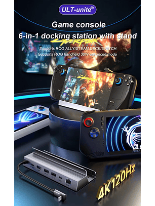 6-in 1 Steam Deck Docking Station ULT- Unite (R) .